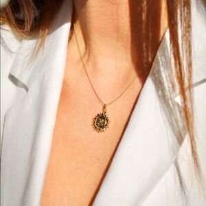 14k real gold del sol or sub pendant perfect gift real gold streetwear charm